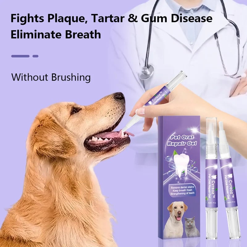 (1+1 Gratis) Oralglow – ¡Para dientes sanos y aliento fresco para tu mascota!