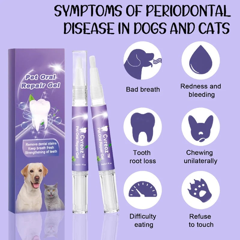 (1+1 Gratis) Oralglow – ¡Para dientes sanos y aliento fresco para tu mascota!